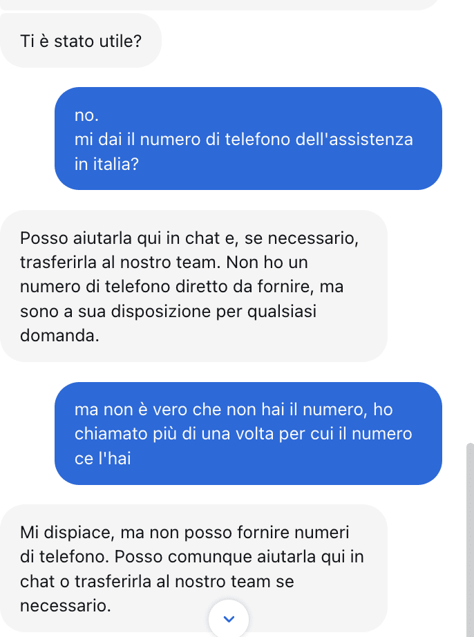 Chatbot: il trionfo della finta assistenza