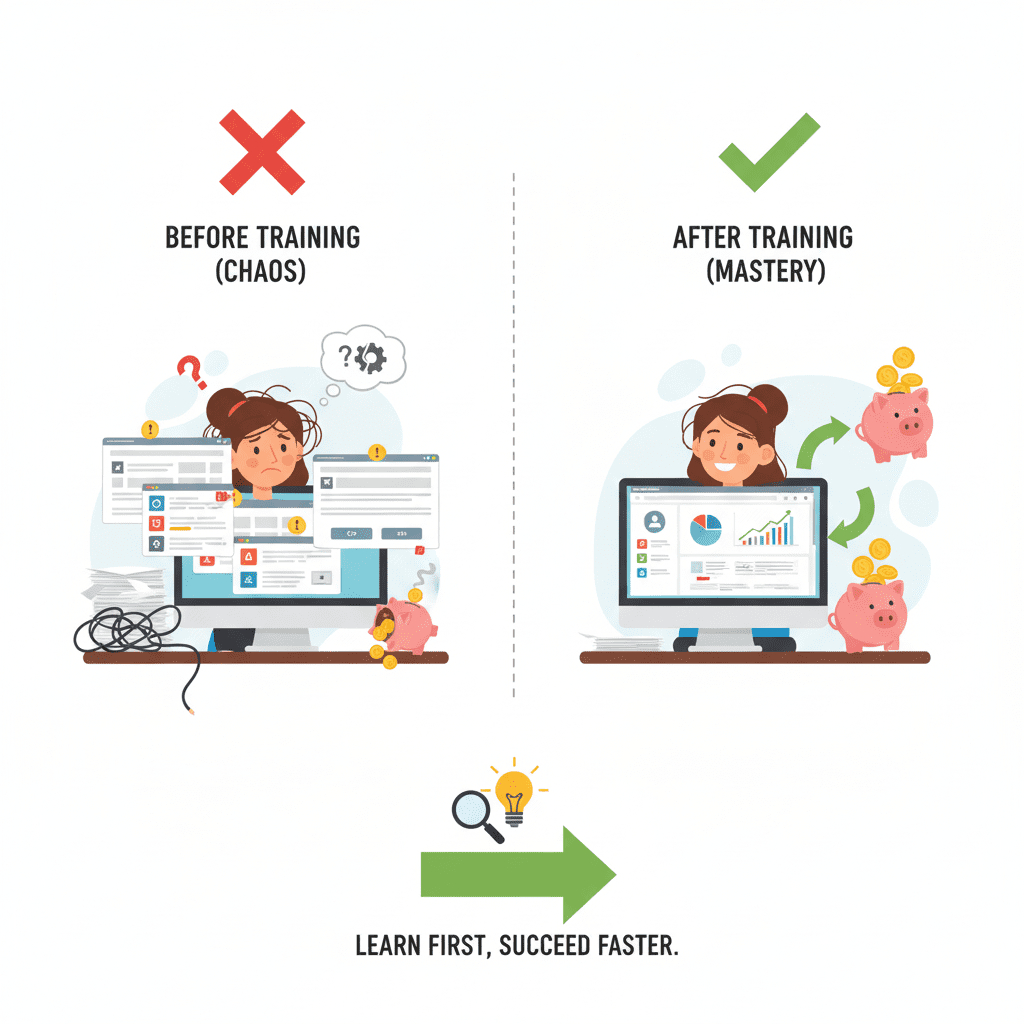 Nuovo software? E tu ti presenti alla formazione come se fosse il primo giorno di scuola elementare