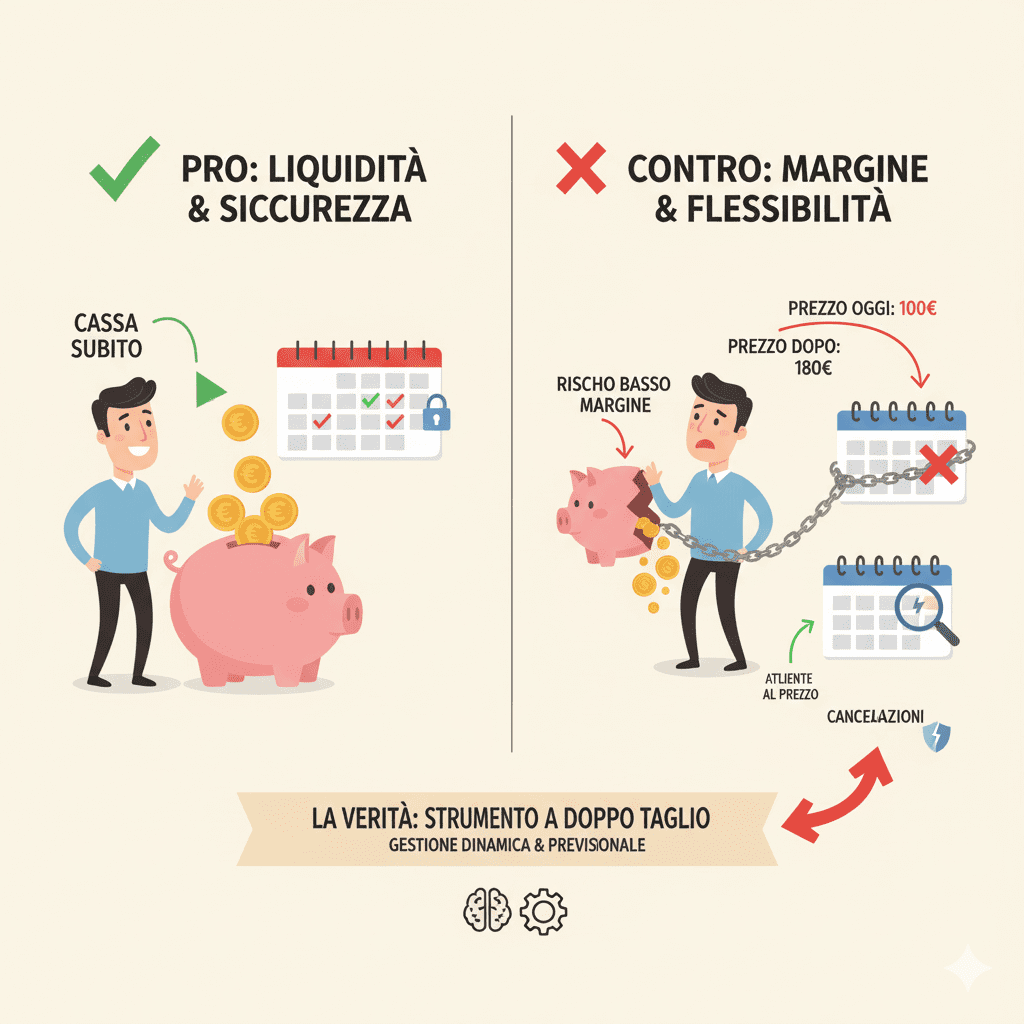 Le prenotazioni anticipate sono un bene o un male?