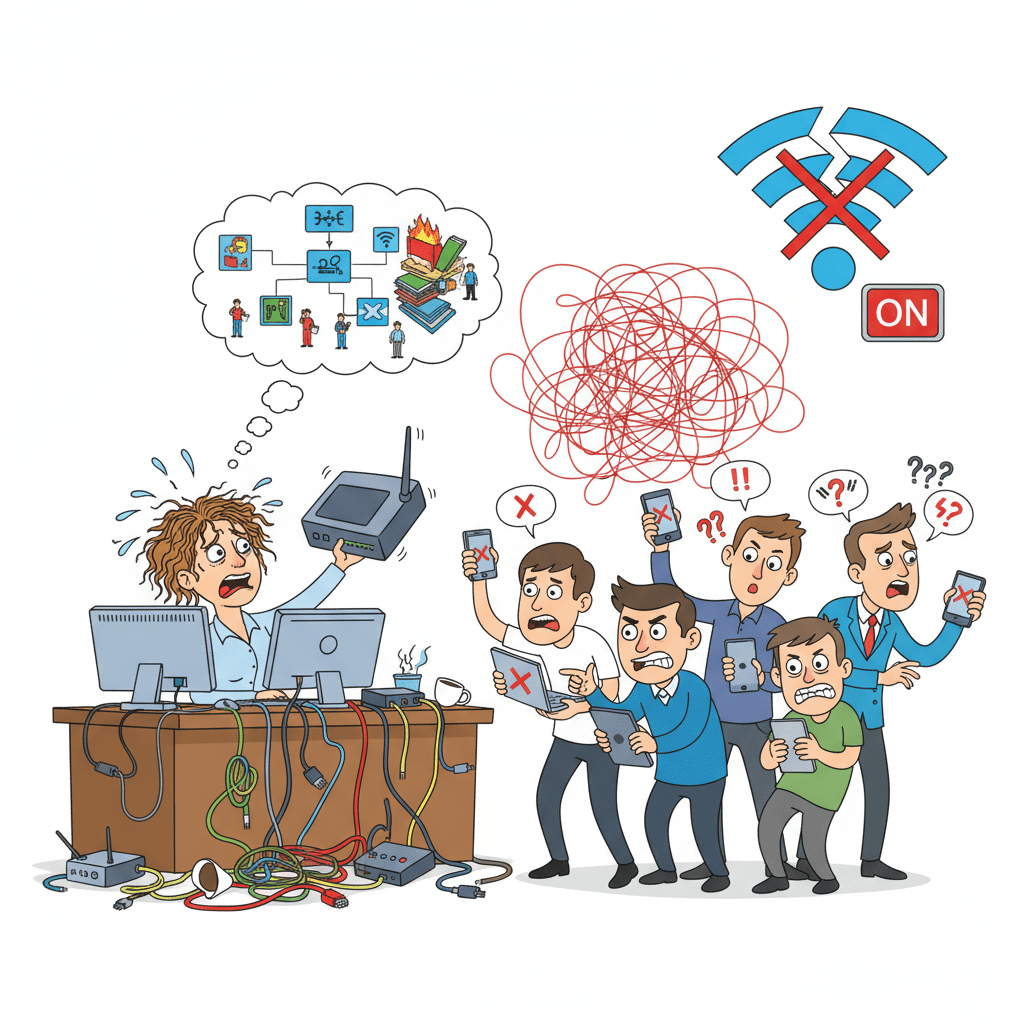 Il Triangolo delle Bermuda del Wi-Fi in Hotel